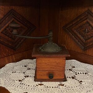 Vintage coffee grinder